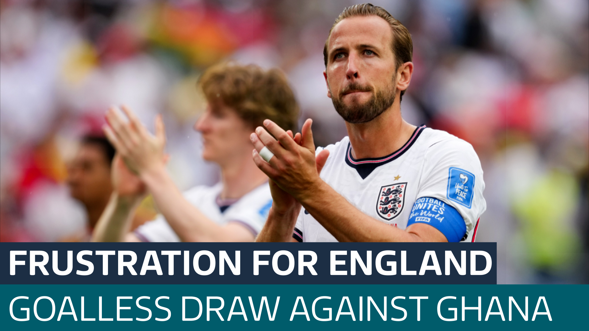 Frustration for England fans following 0-0 draw with Ghana