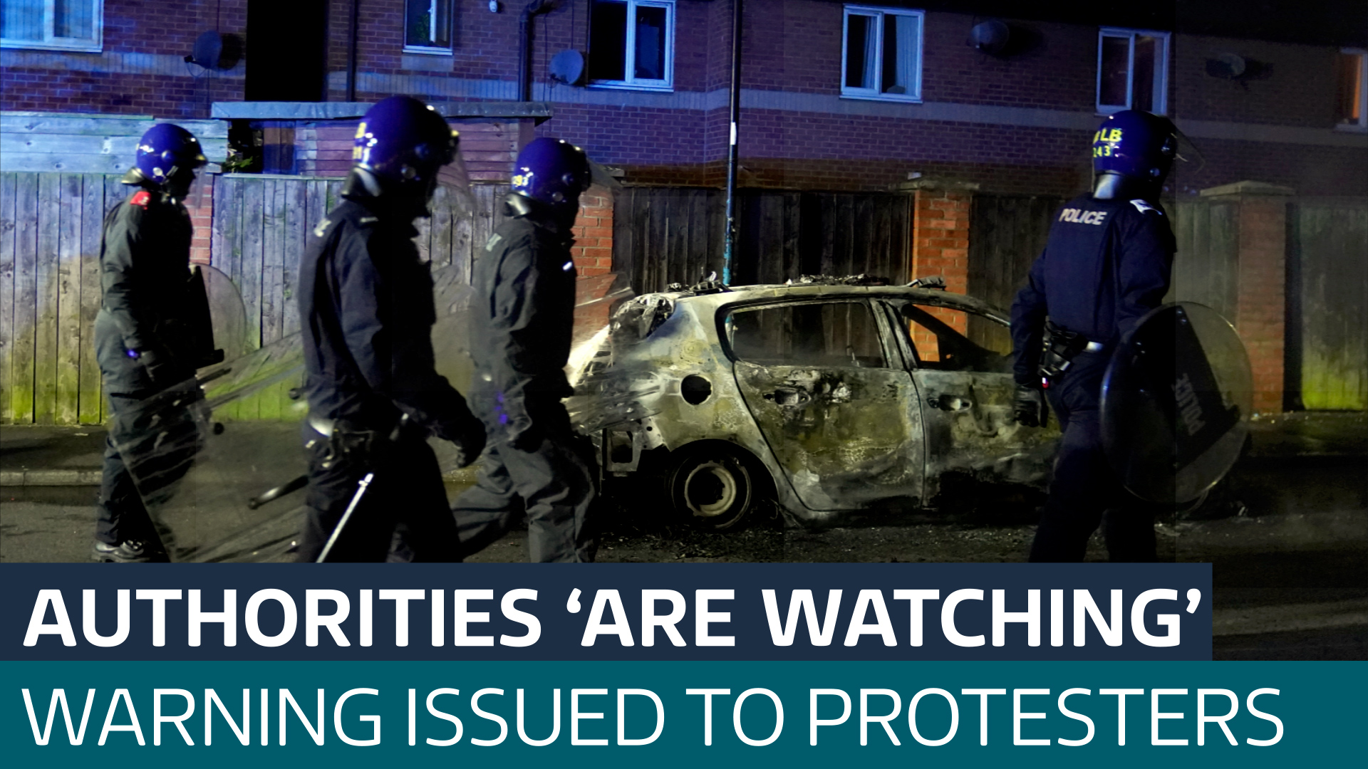 Protesters warned against further disorder in wake of Southport attack ...