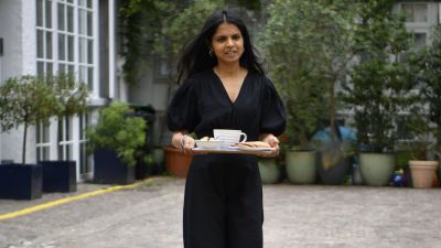 Rishi Sunak's wife  Ashtaka Murty makes a round of tea