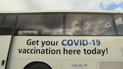 The first Covid-19 Vaccination Bus service launches in Bolton