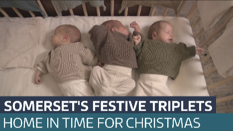 A Family From Somerset Have Welcomed Home Rare Identical Triplets 