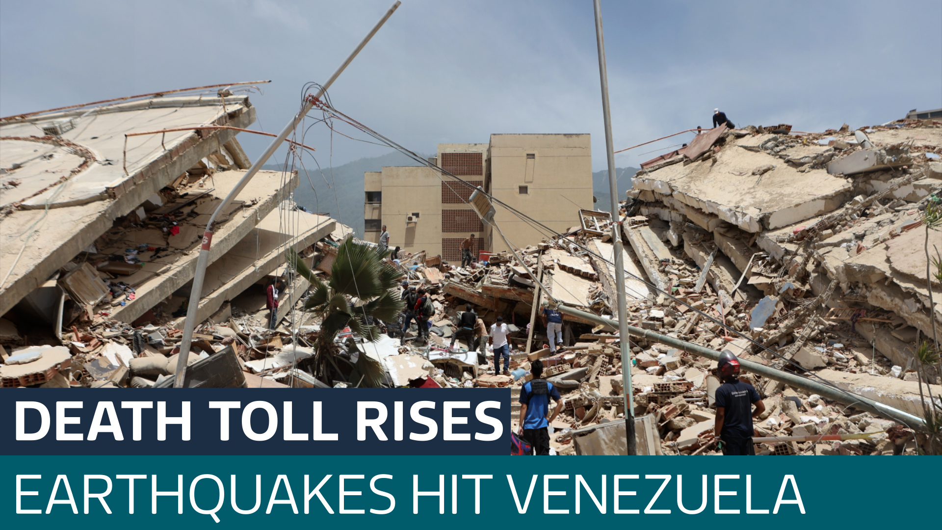 Thousands feared dead after powerful earthquakes hit Venezuela