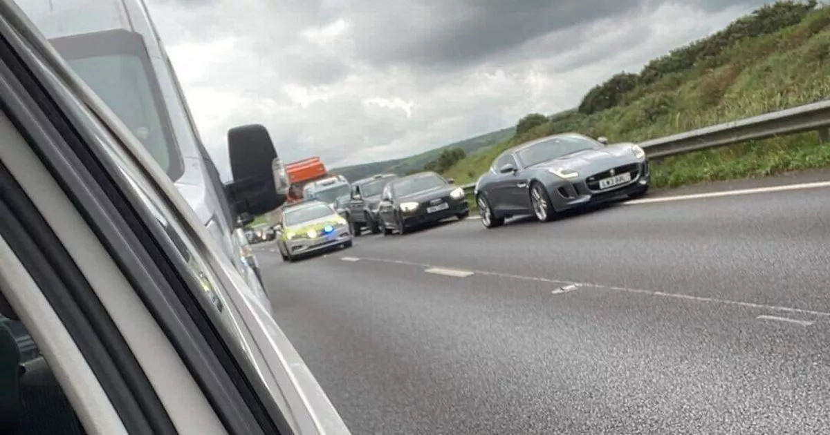 A30 traffic today Long delays after van and tractor crash ITV