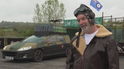 Dambuster Rally Peugeot 407 transformed into unique tribute to WW2 Dambusters Raid ...