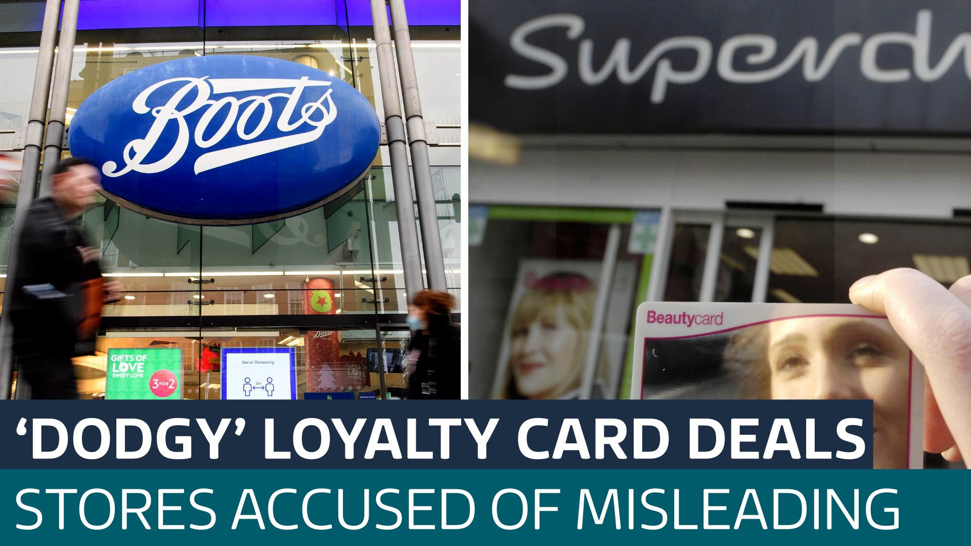Hundreds of Boots and Superdrug loyalty cards 'potentially misleading' - Latest From ITV News