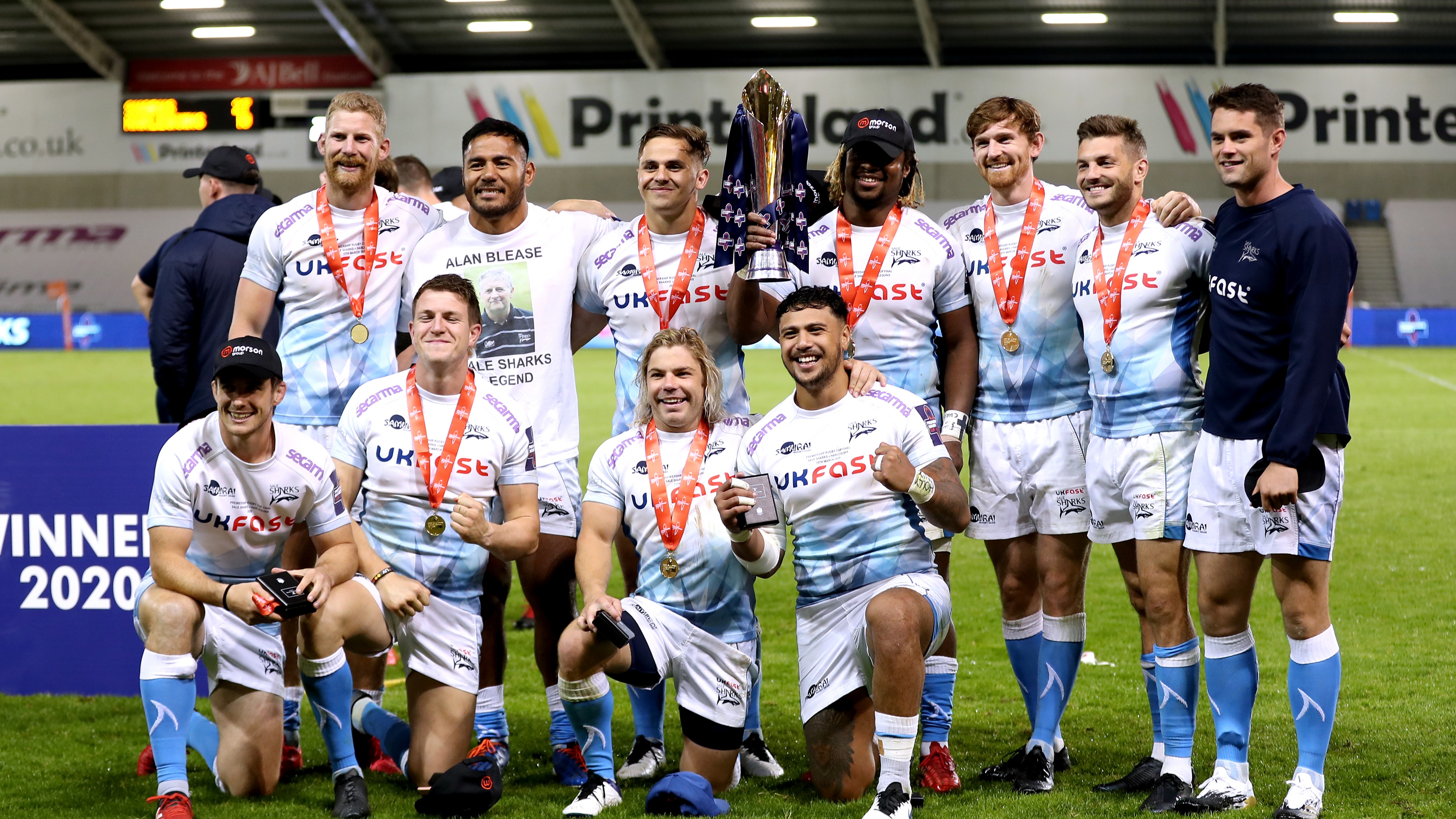 Sale Sharks win Premiership Rugby Cup after victory over Harlequins ITV News Granada