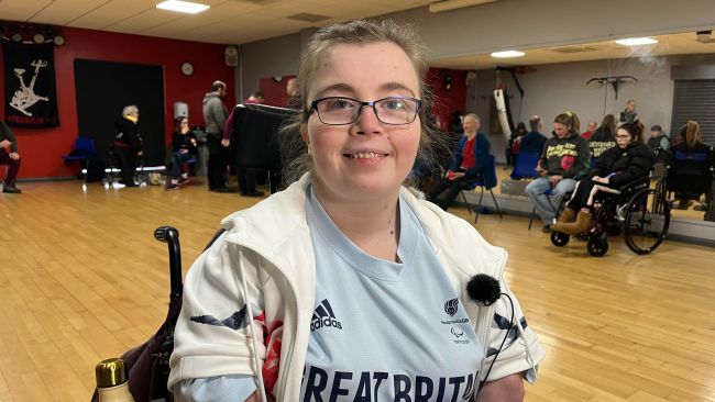 Two-time Paralympian, Evie Edwards.
Credit: ITV News Anglia