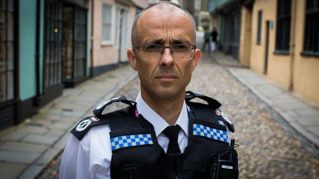 Chief Constable Paul Sanford of Norfolk Police.
Credit: Norfolk Police