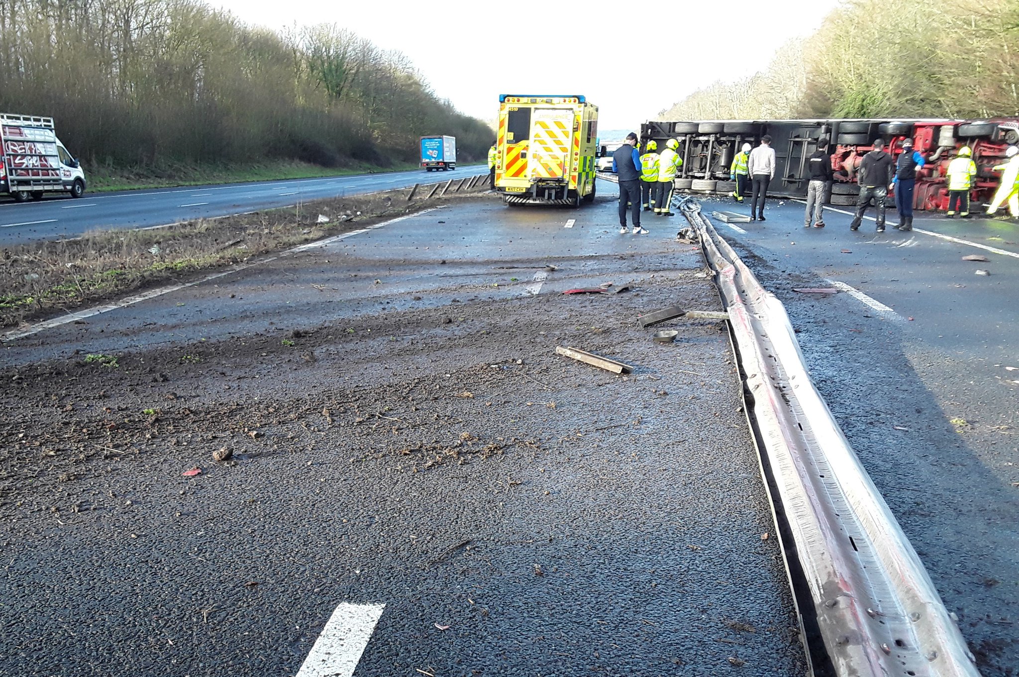 Lorry crash in Somerset causes M5 closure | ITV News West Country