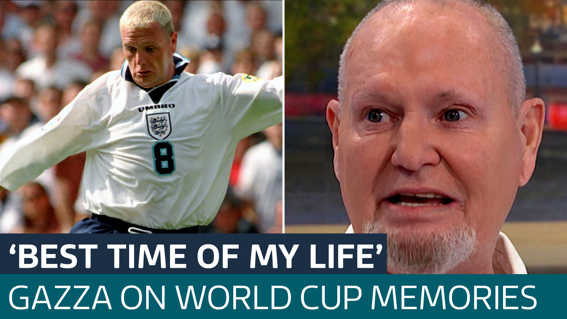 England legend Paul Gascoigne reflects on World Cup memories