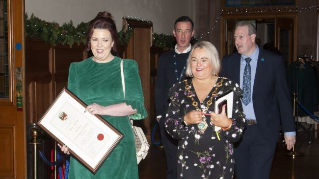 Lisa McGee awarded freedom of city
Derry City and Strabane District Council