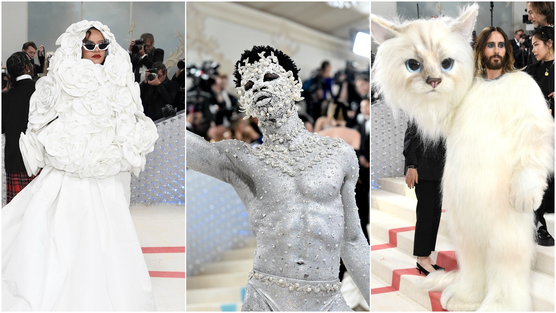 Met Gala: Feline fashion reigns as stars pay tribute to Karl Lagerfield ...