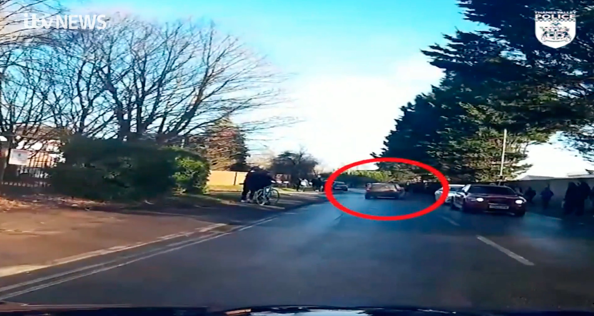 'Reckless' Oxford driver hit and injured children outside school after doing doughnuts ITV