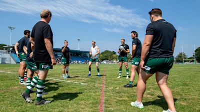 140820 - Guernsey Raiders players - Credit: Martin Gray
