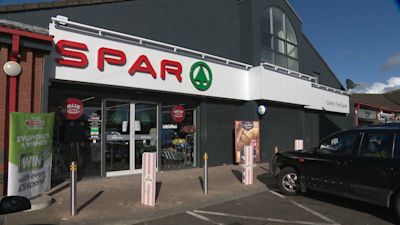 Police are investigating the incident at the Spar. Pic UTV