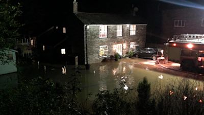 FLOODING IN SALTASH 19/12/2020