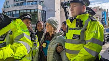 Greta Thunberg detained at London climate protest