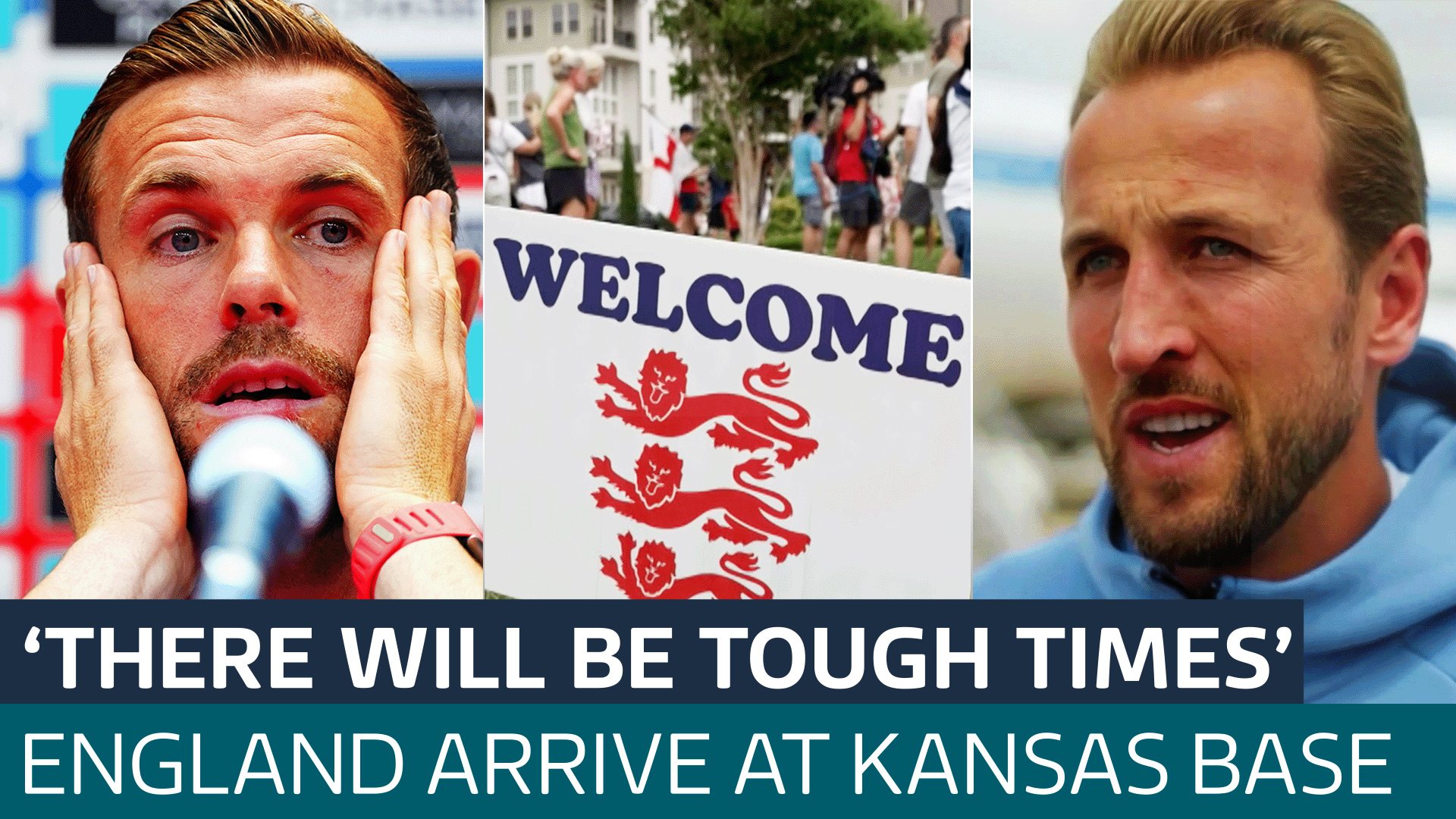 England land at Kansas base as start of World Cup campaign edges closer