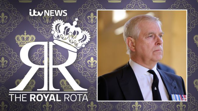 The Royal Rota podcast, image of Prince Andrew