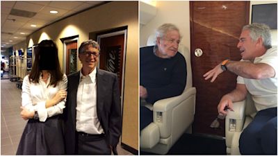 More photos from Epstein's estate released by Democrats as deadline to publish files looms | ITV News