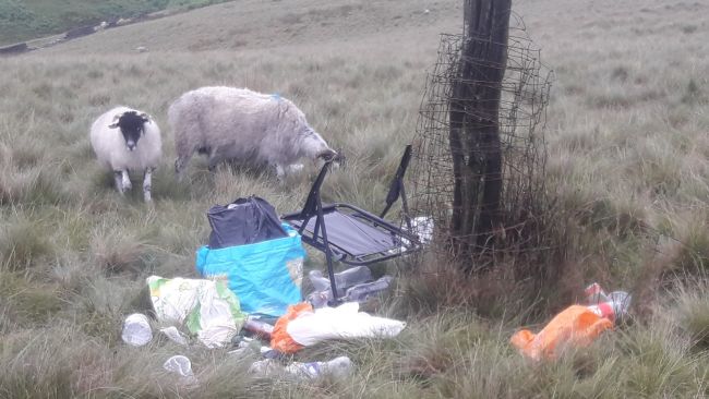National Trust Dovedale rubbish