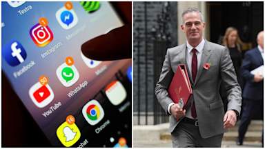 Social media ban for under-16s 'on the table', says technology secretary