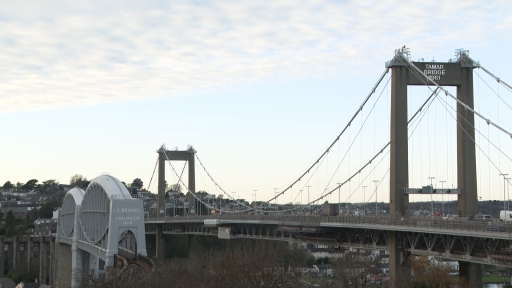 Tamar Bridge to close to pedestrians and cyclists until September