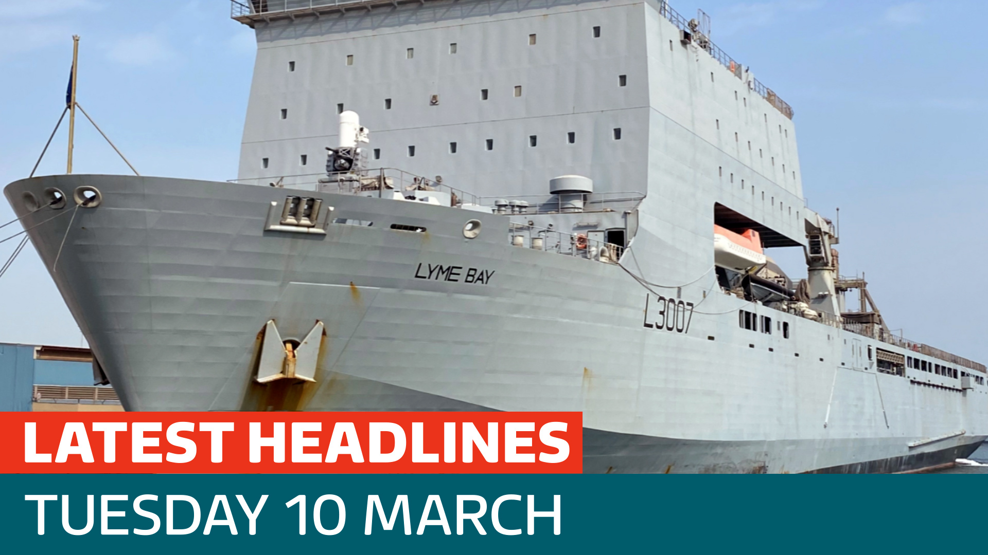 The latest headlines - as UK warship HMS Dragon departs UK for Cyprus - Latest From ITV News