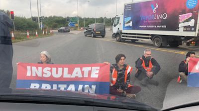 Climate activists Insulate Britain have blocked the M11 and M25 in Essex.