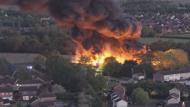CREDIT JAMIE ANDERSEN
DRONE LICENCE REQUIREMENTS RECEIVED. Essex Haverhill fire