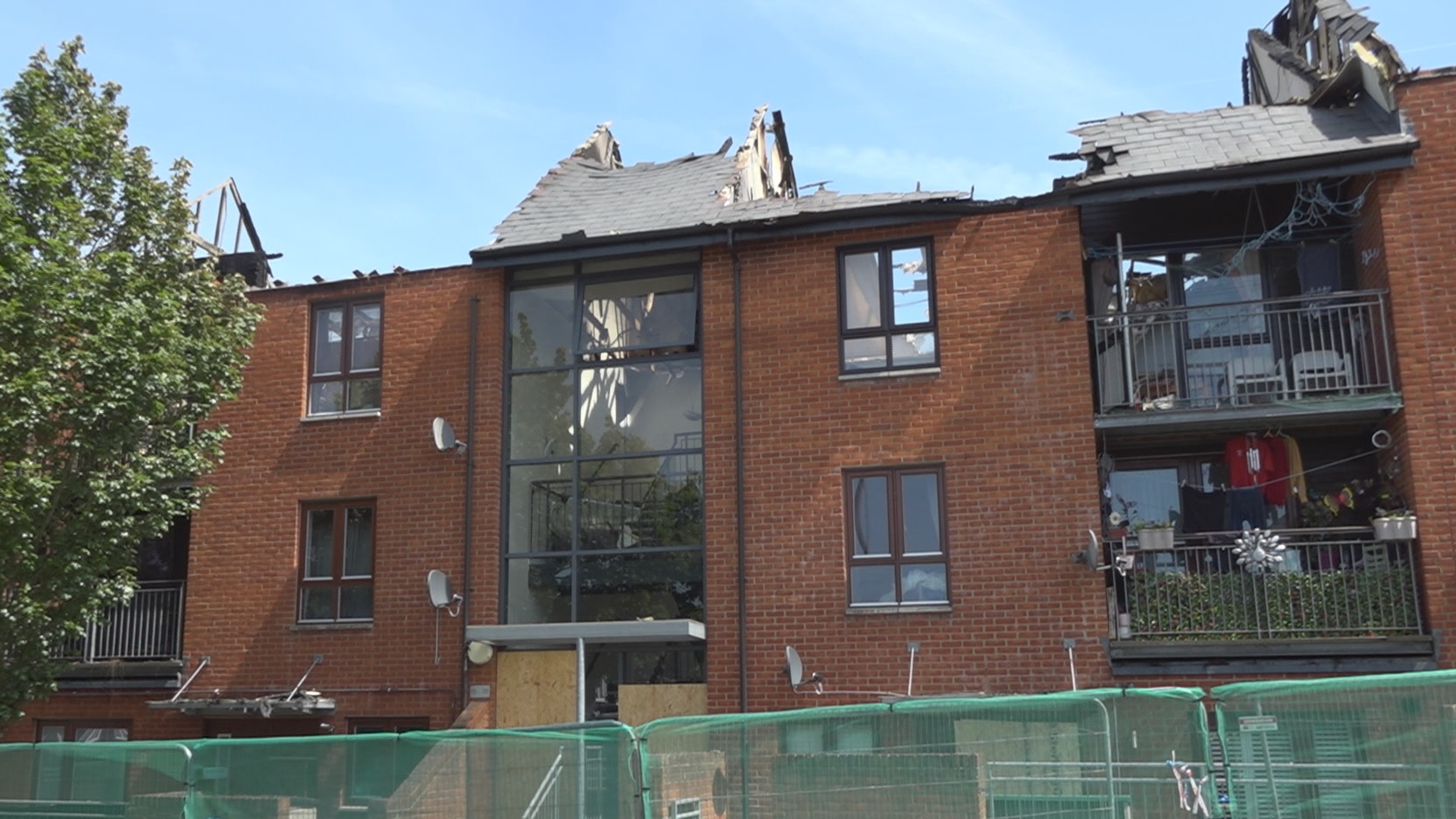 Basingstoke flats fire 'not suspicious' but families could be homeless