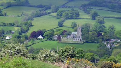 05-06-22- Widecombe village in Dartmoor-Dartmoor National Park