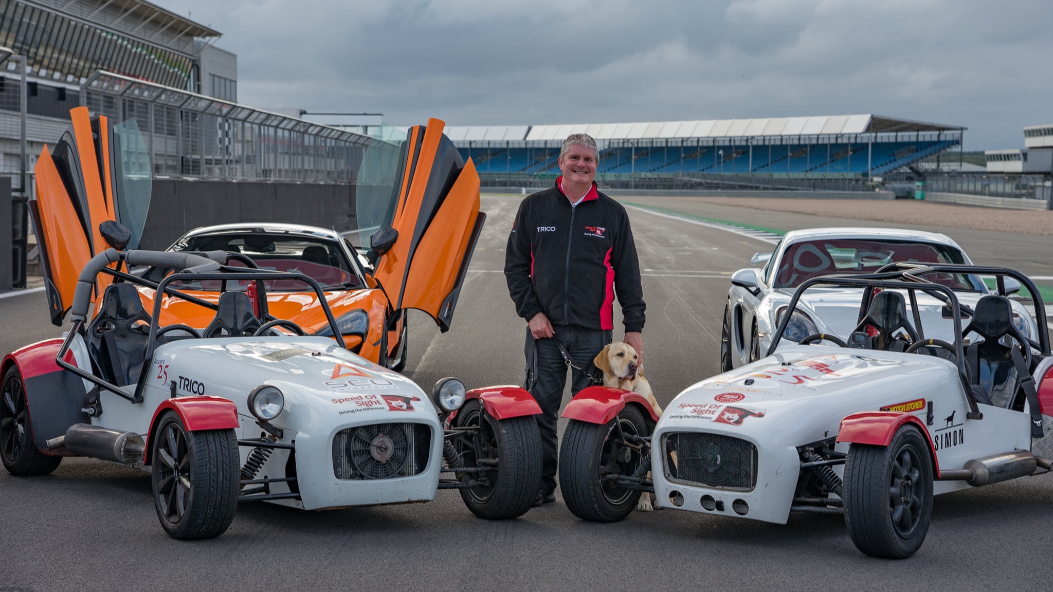 Blind Bolton race car driver 'proud and humbled' to receive BEM in New