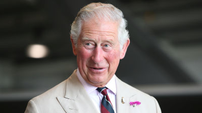 King Charles III pictured at an official event.
