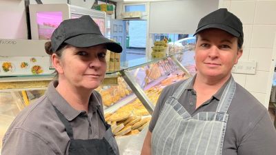Twin sisters Emma Talic and Zoe McLoughlin run the family business Measures Butchers in Brampton, Cambridgeshire. They are worried about energy bills.