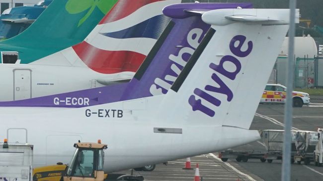 Credit: PA Images
Two Flybe planes at Belfast City Airport. The regional carrier has ceased trading and all scheduled flights have been cancelled, authorities have said. Picture date: Saturday January 28, 2023.
Picture by: Brian Lawless/PA Wire/PA Images
Date taken: 28-Jan-2023