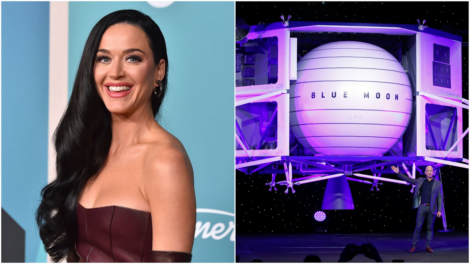 Katy Perry to join all-female celebrity space crew on Jeff Bezos' rocket | ITV News