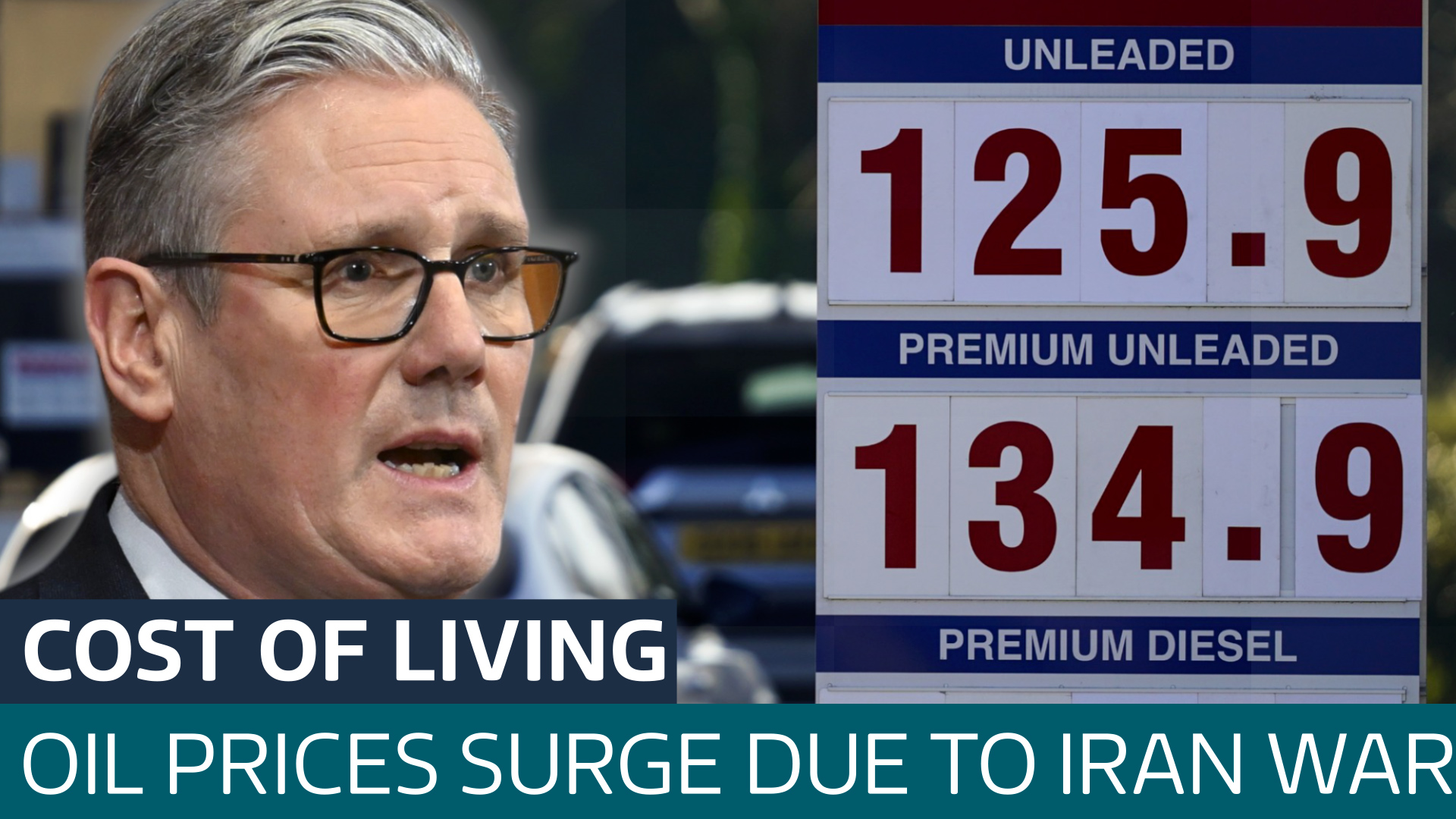 PM says cost of living is 'top of my mind' as oil prices surge amid Middle East conflict - Latest From ITV News