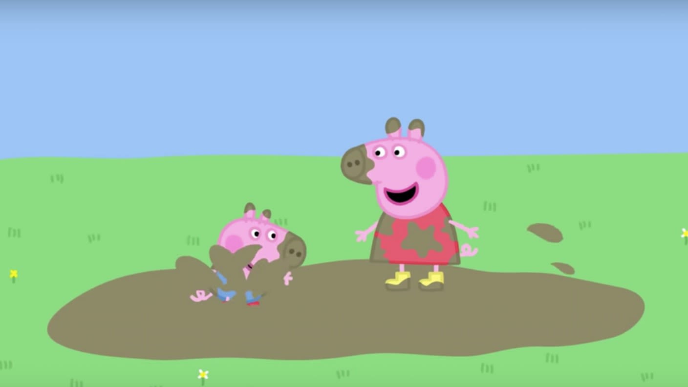 Peppa Pig (partially found American dub of Channel 5 animated