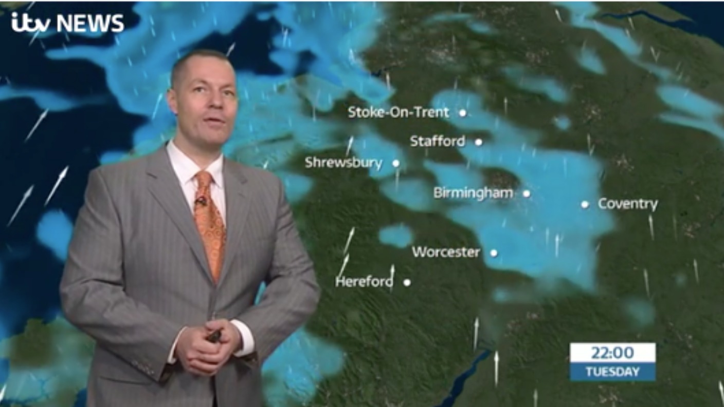 West Midlands Weather: Rain overnight, drier tomorrow | ITV News Central