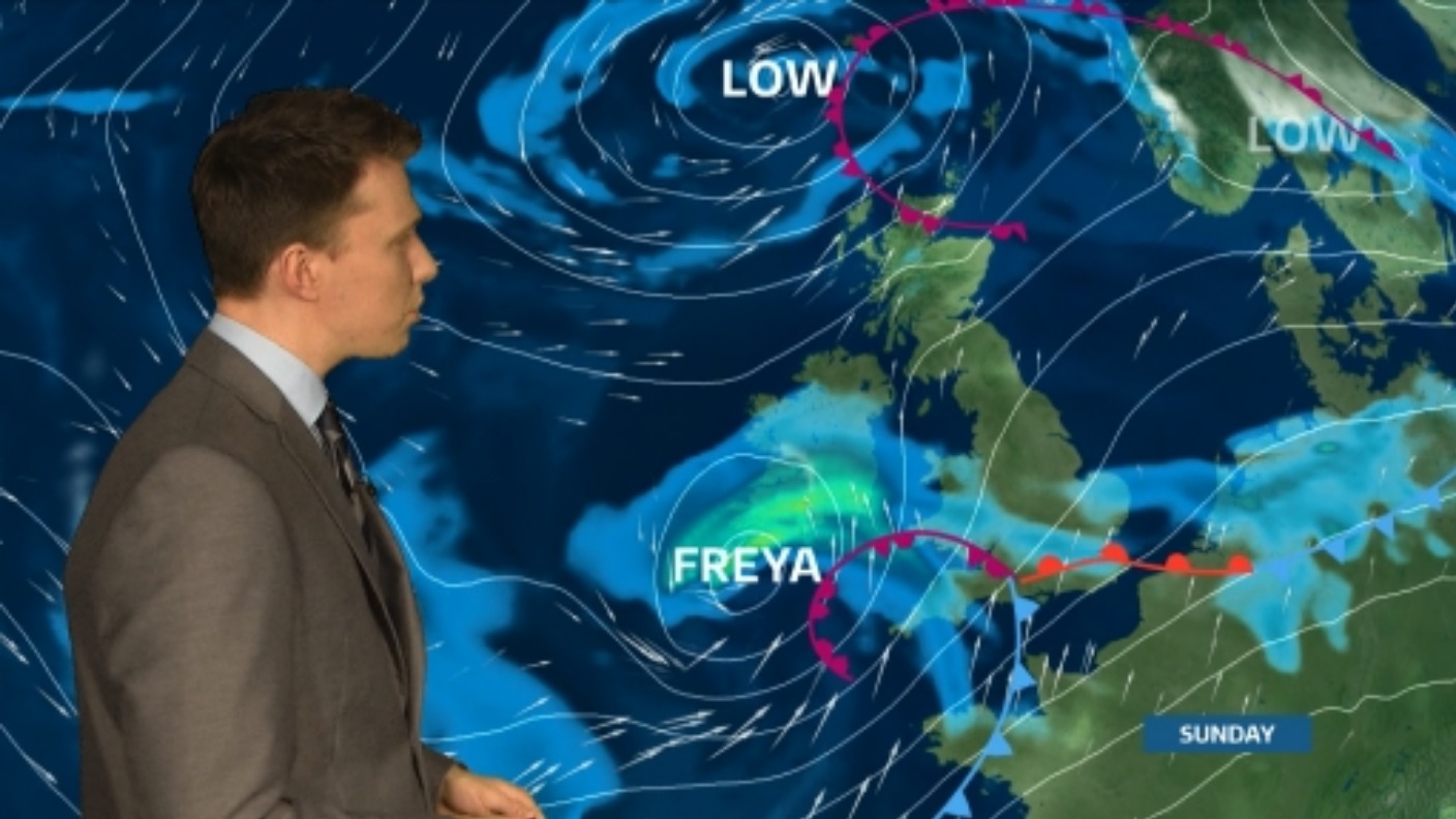 UK Weather forecast Storm Freya to bring heavy rain and gale force winds to the South West