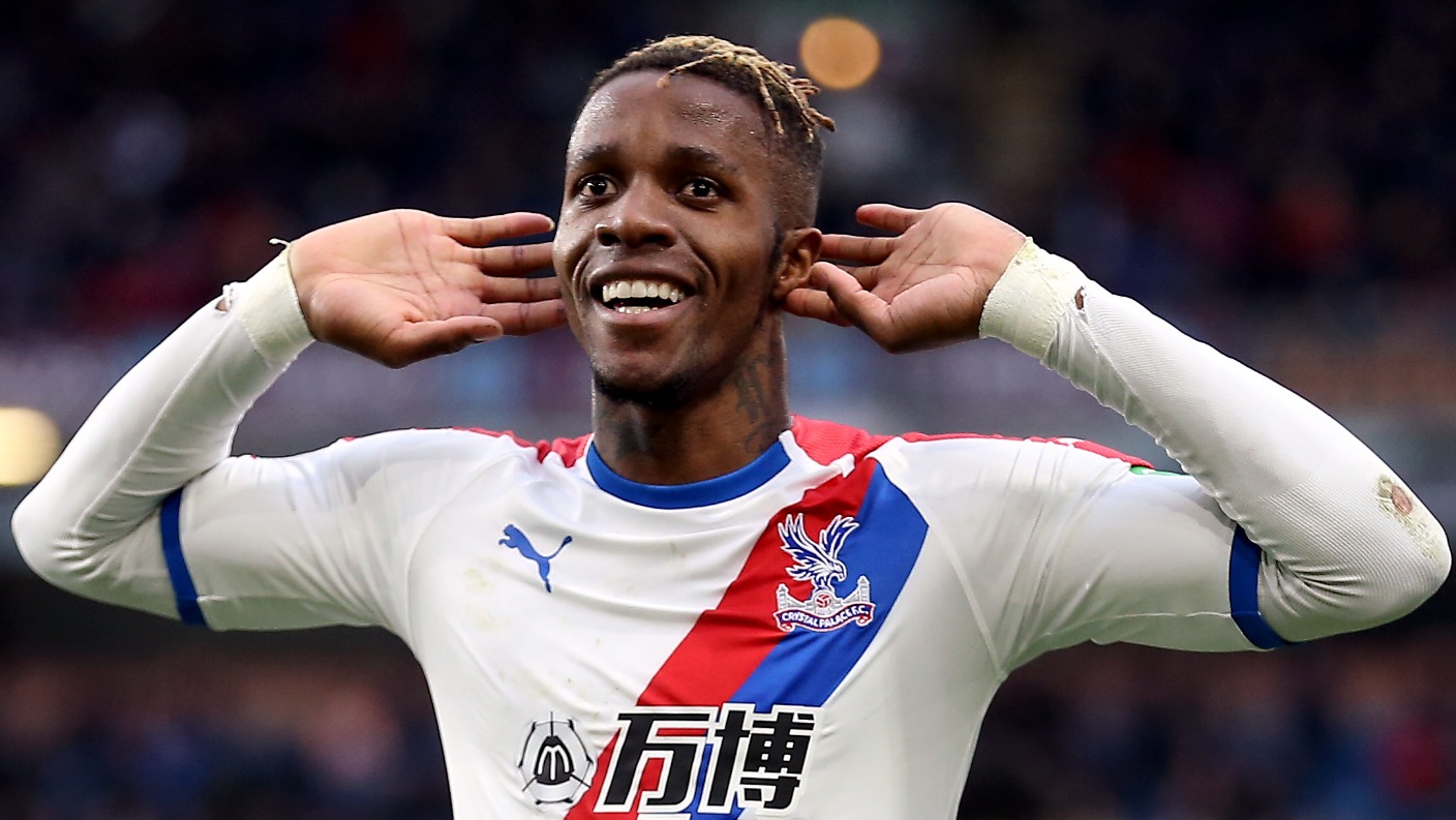 Wilfried Zaha pleased with goalscoring form after Palace beat Burnley | ITV  News