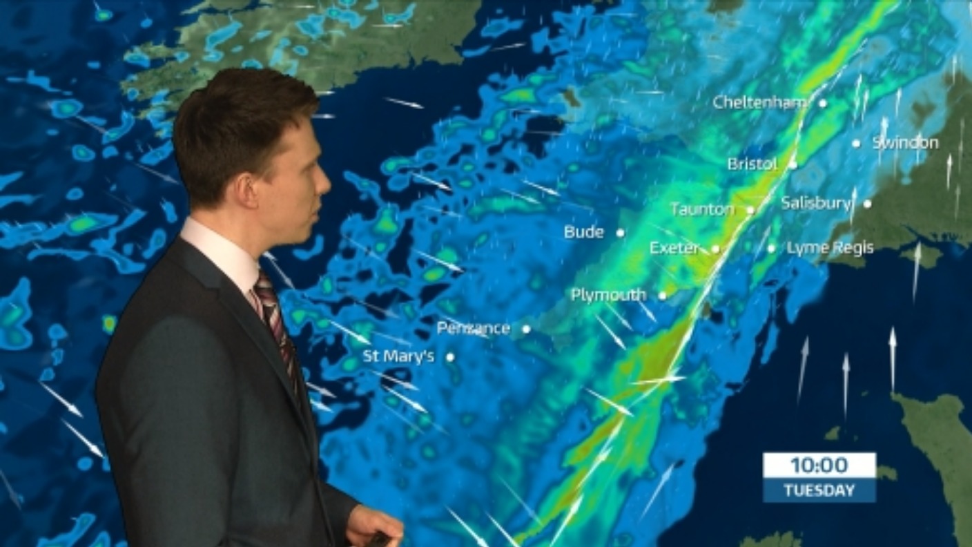 UK Weather Forecast Met Office Warning For Wind In The South West As