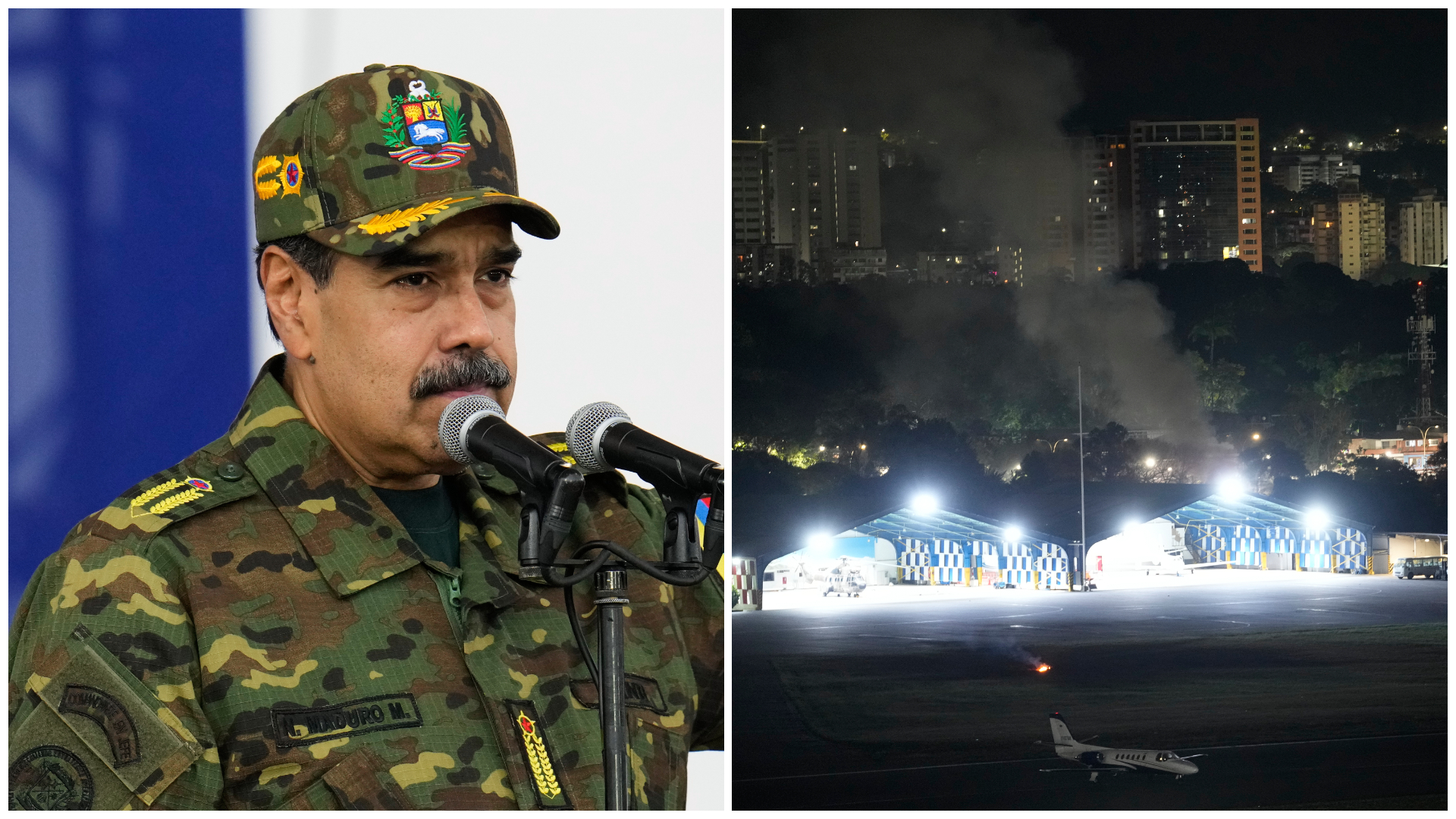Venezuelan President Maduro captured as US attacks Caracas, Trump says