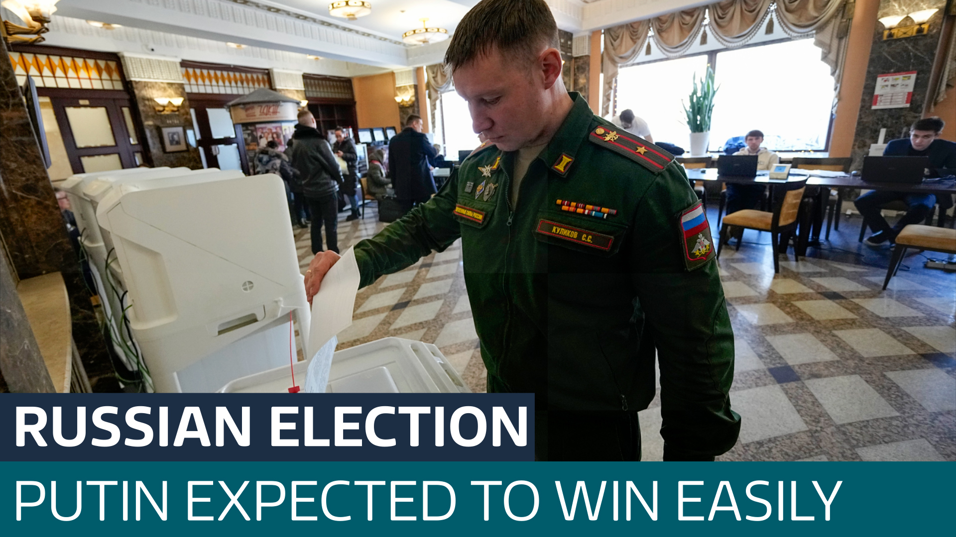 Voters head to the polls in Russia's Presidential election as Putin set ...