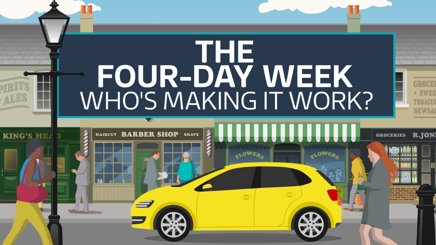 Make it work. Four days working week. the four-day workweek.