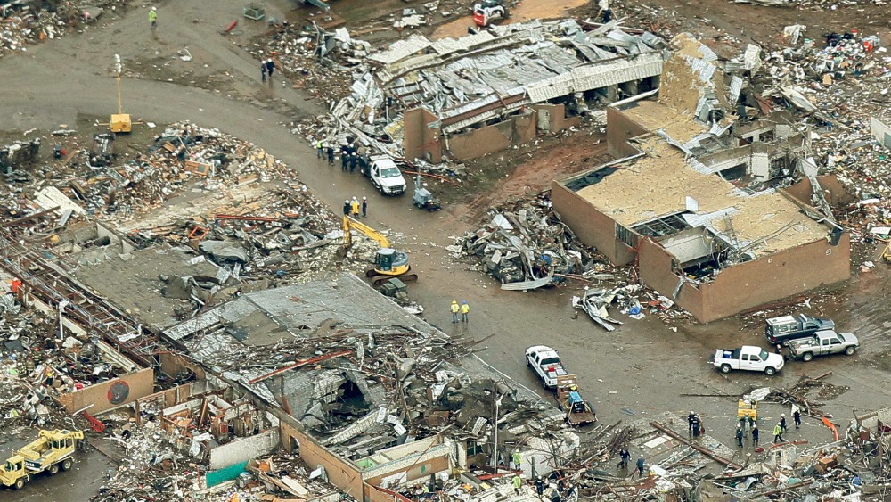 Oklahoma: Before and after tragic tornado strikes | ITV News