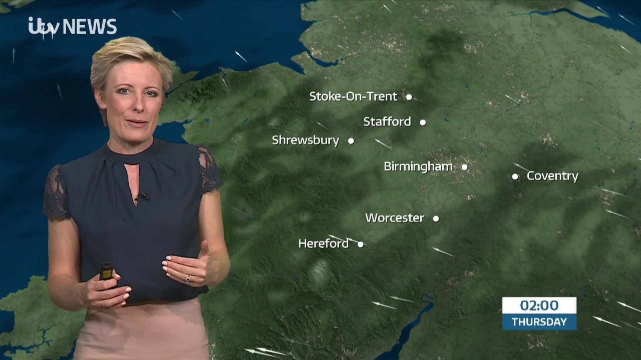 West Midlands Weather: Cooler and heavy showers | ITV News Central