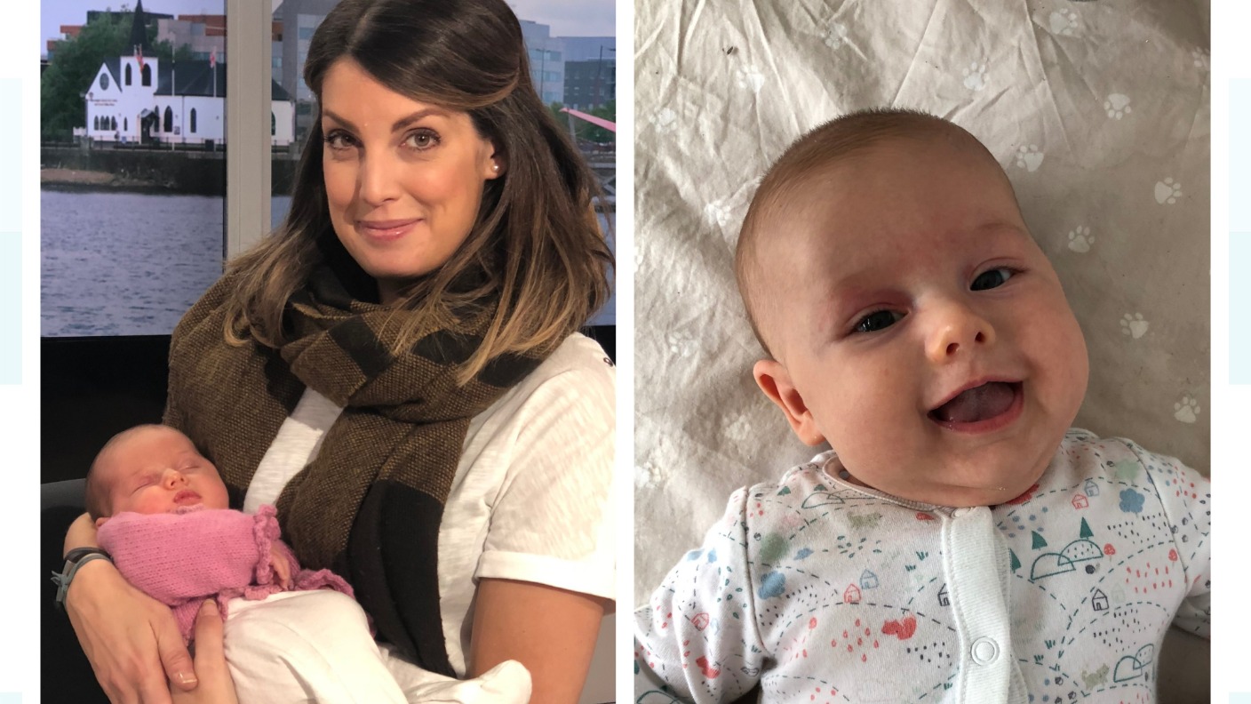 Andrea Byrne reflects on her first weeks being a new mum | ITV News Wales