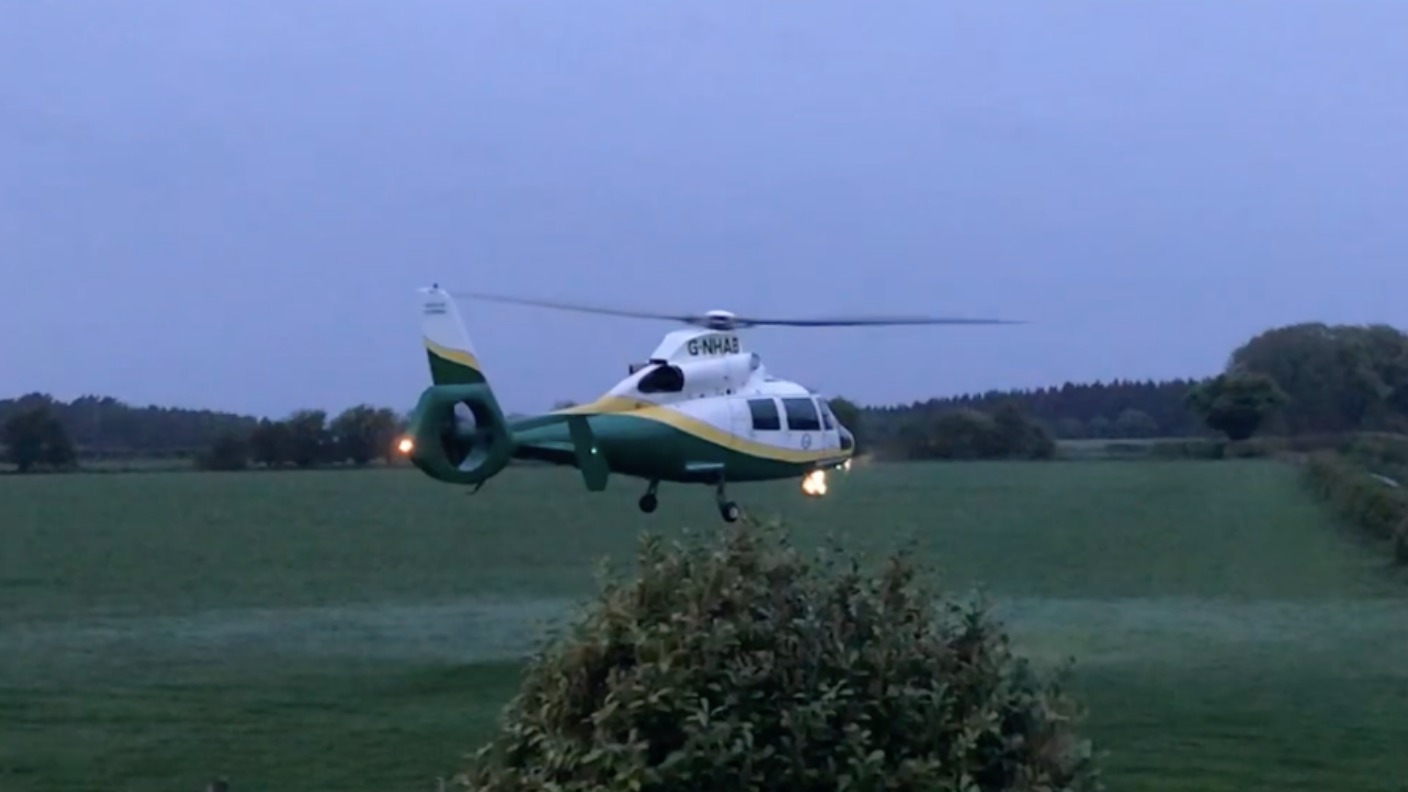 Man in his 70s airlifted to hospital with serious injuries after being ...